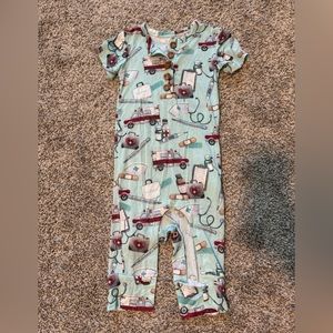 NWOT Posh Peanut First Responders Romper